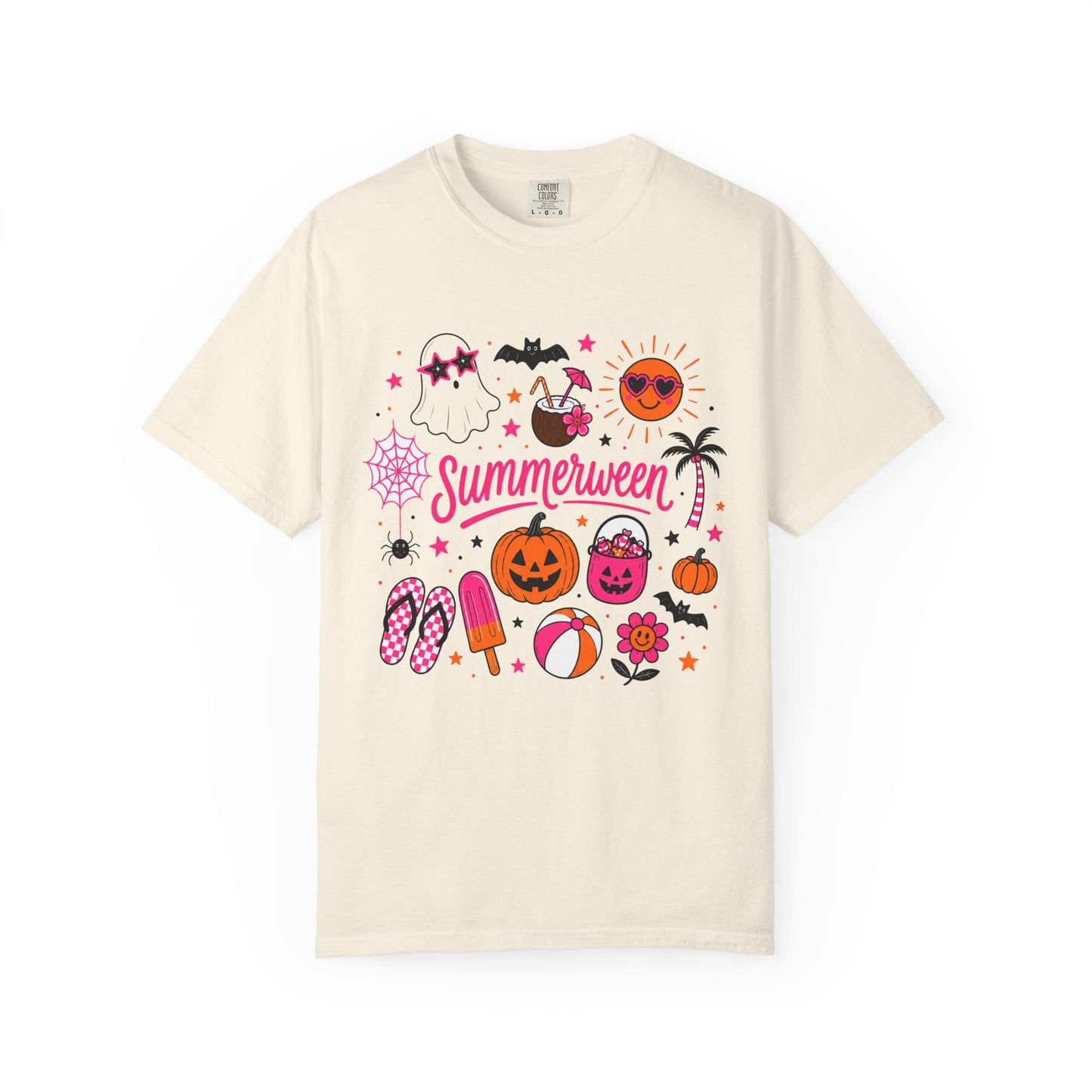 Summerween T-Shirt — Cute Halloween x Summer Graphic Tee
