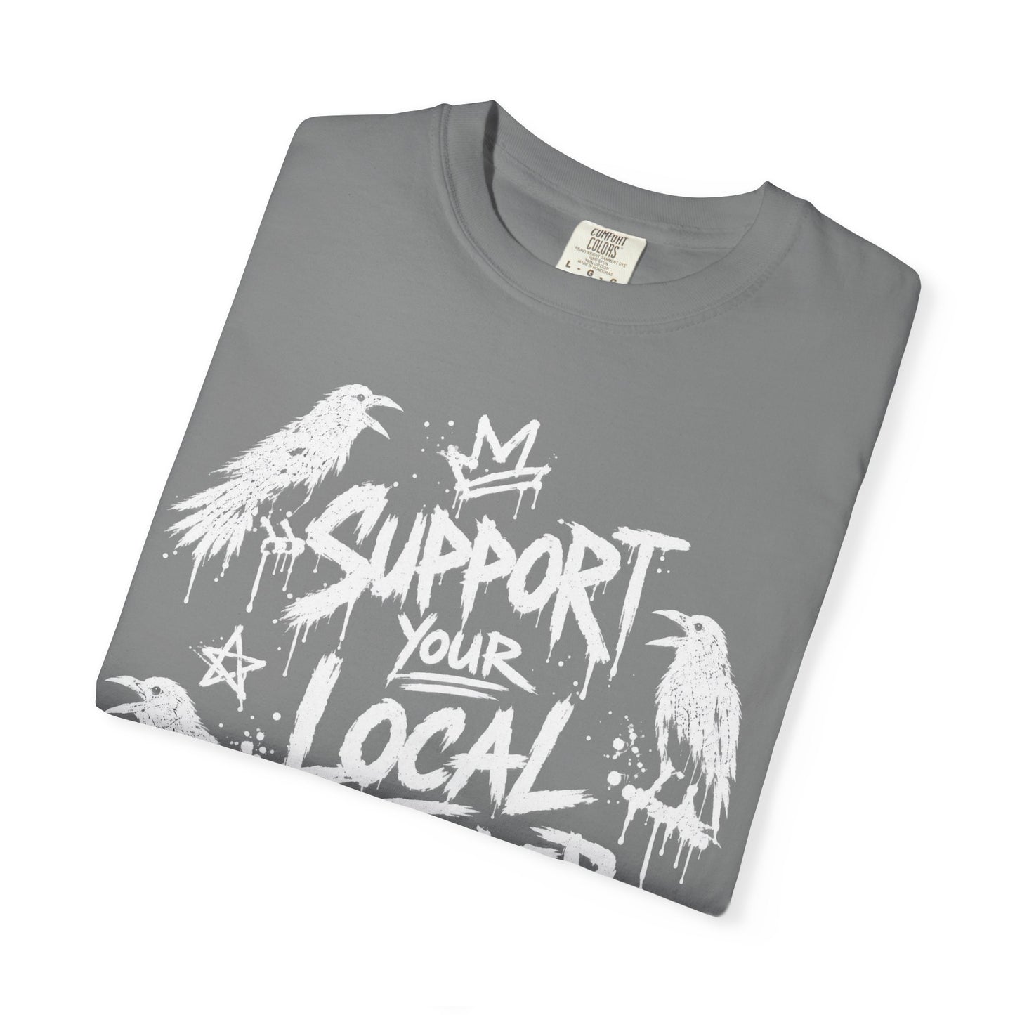 Vintage Distressed White T-Shirt — Subtle Worn-Fade Graphic Tee