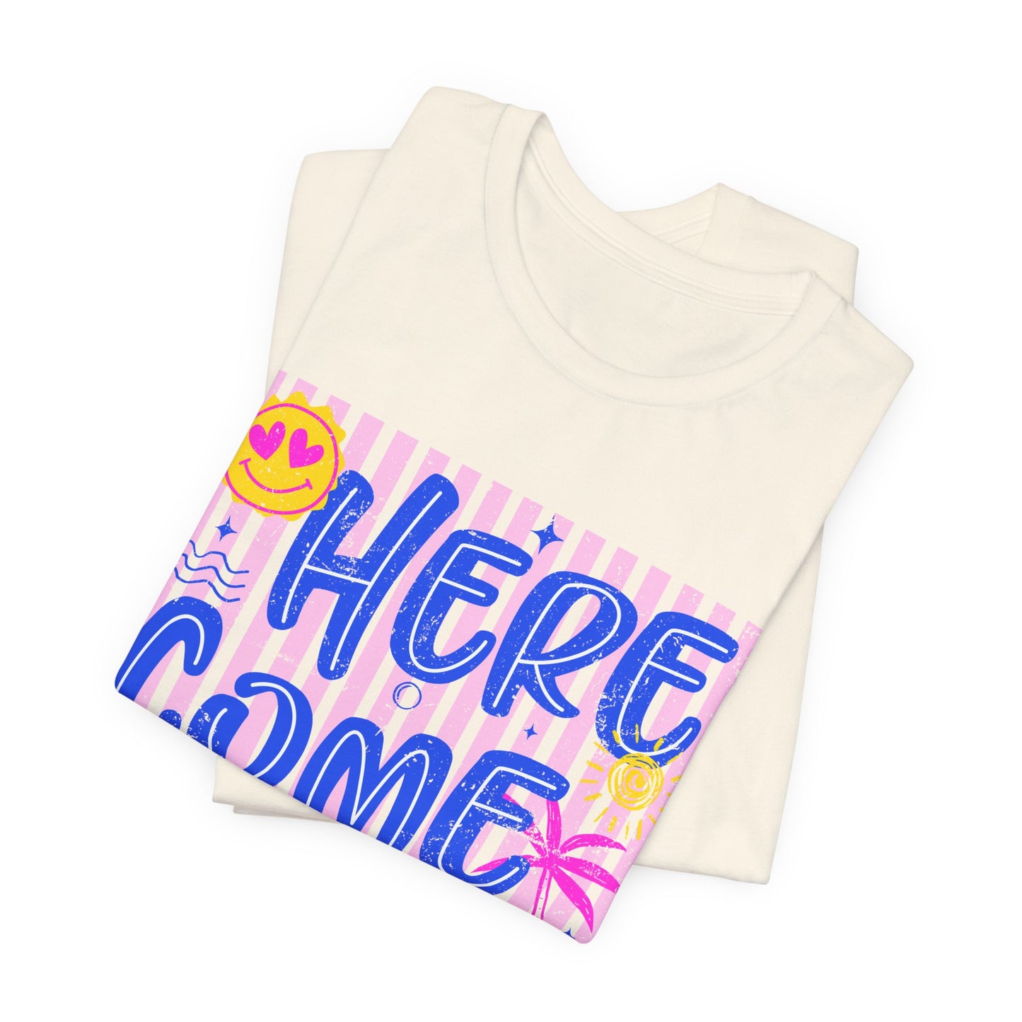 Here Come the Sun T-Shirt - Retro Summer Graphic Tee