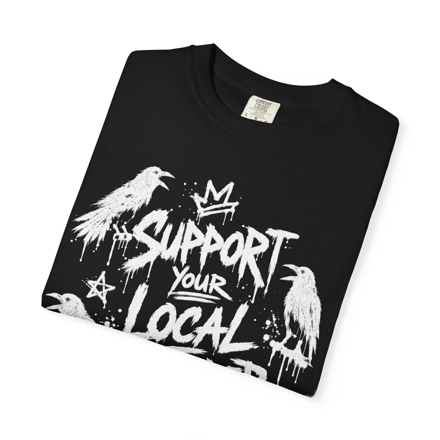 Vintage Distressed White T-Shirt — Subtle Worn-Fade Graphic Tee