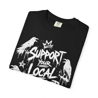 Vintage Distressed White T-Shirt — Subtle Worn-Fade Graphic Tee