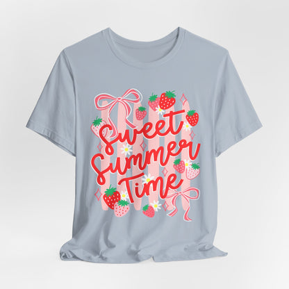 Sweet Summer Time T‑Shirt — Strawberry Graphic Tee