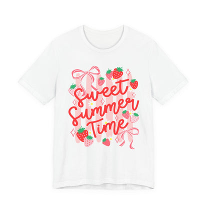 Sweet Summer Time T‑Shirt — Strawberry Graphic Tee