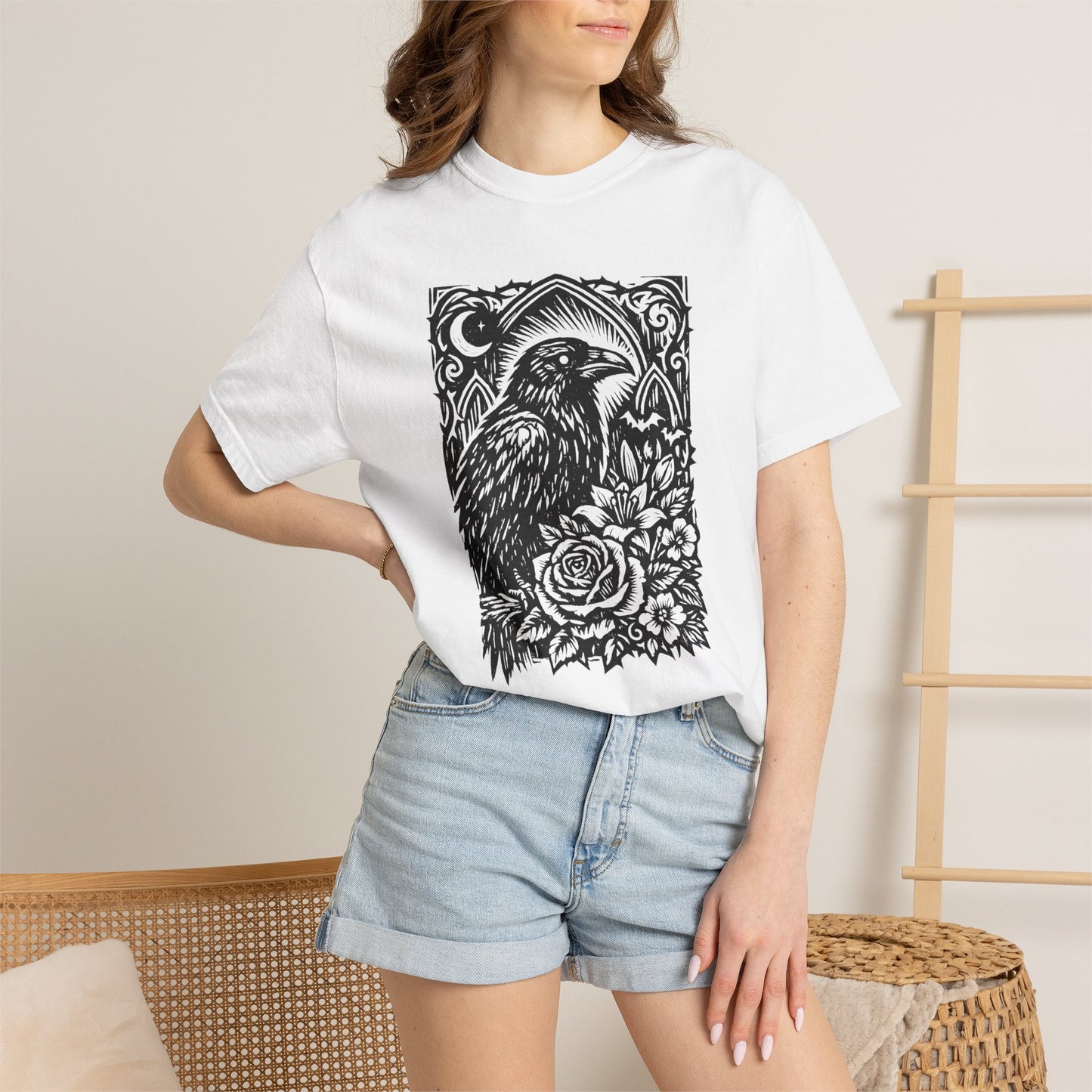 Raven & Roses Graphic T-Shirt