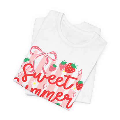 Sweet Summer Time T‑Shirt — Strawberry Graphic Tee