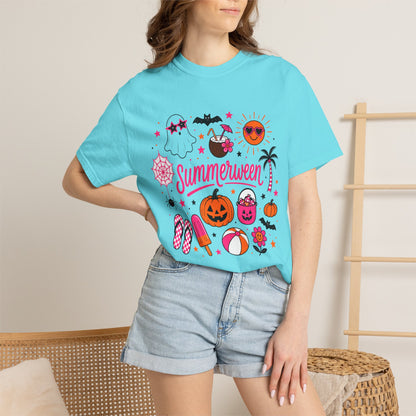 Summerween T-Shirt — Cute Halloween x Summer Graphic Tee