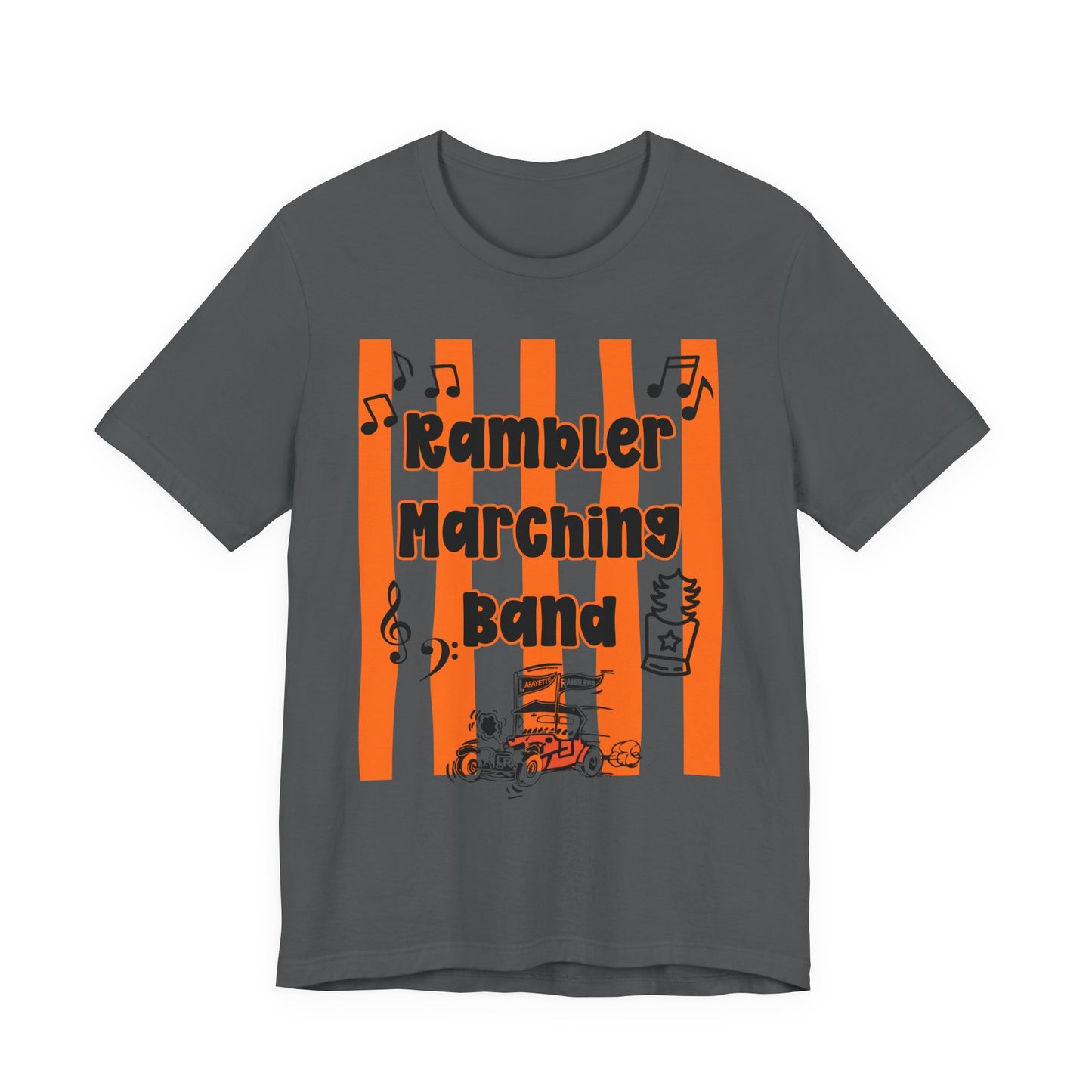 Rambler Marching Band Tee — Stripe Music School Shirt