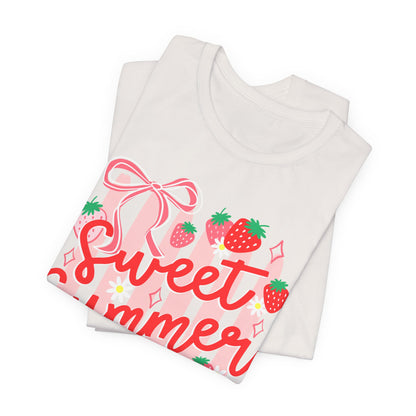 Sweet Summer Time T‑Shirt — Strawberry Graphic Tee