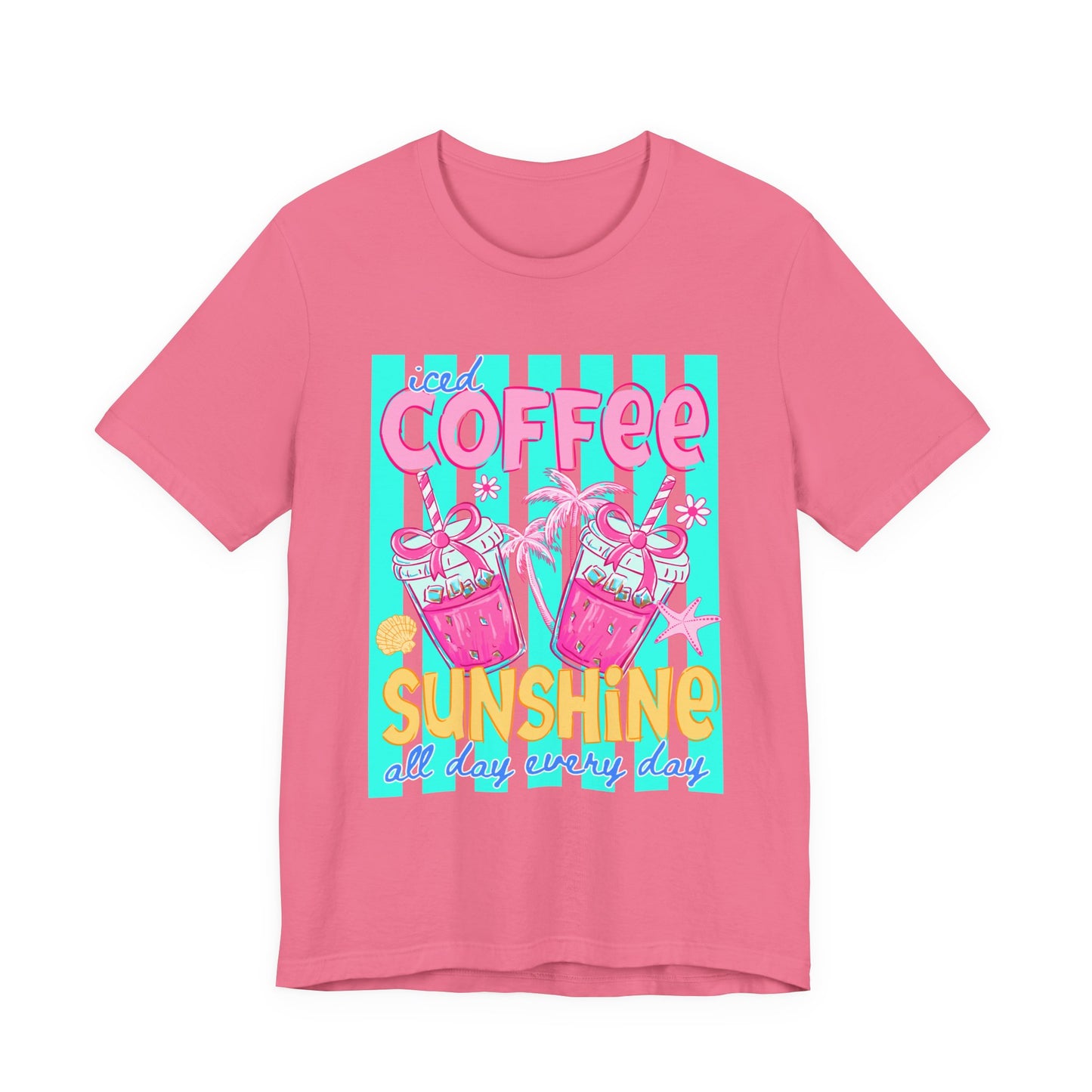 Coffee & Sunshine T-Shirt — Iced Coffee Sunshine Graphic Tee