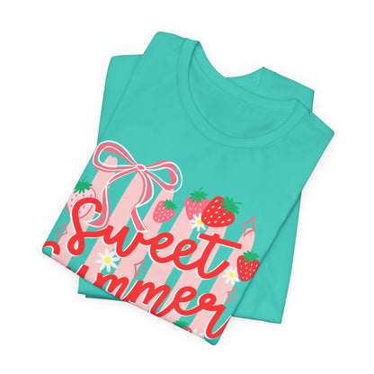 Sweet Summer Time T‑Shirt — Strawberry Graphic Tee