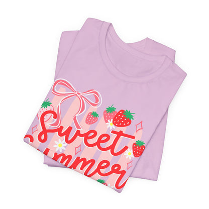 Sweet Summer Time T‑Shirt — Strawberry Graphic Tee
