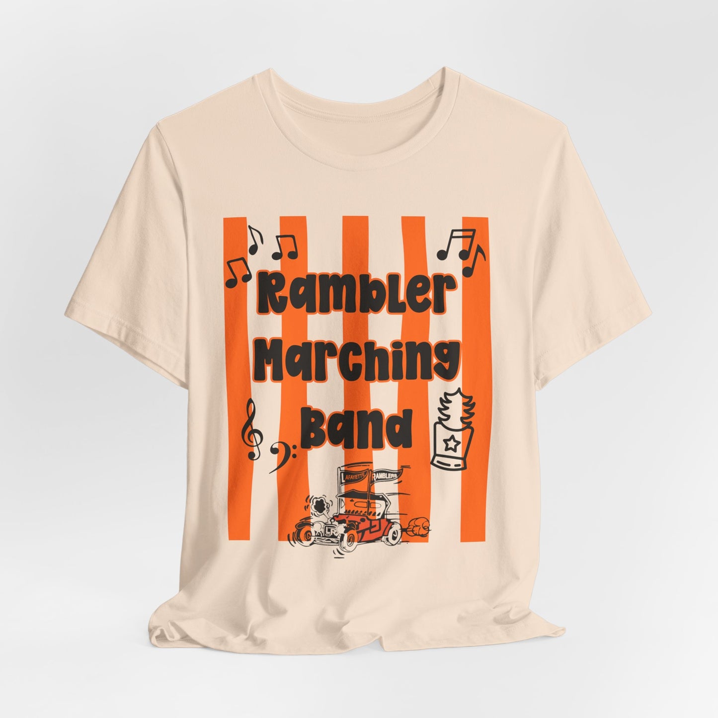 Rambler Marching Band Tee — Stripe Music School Shirt