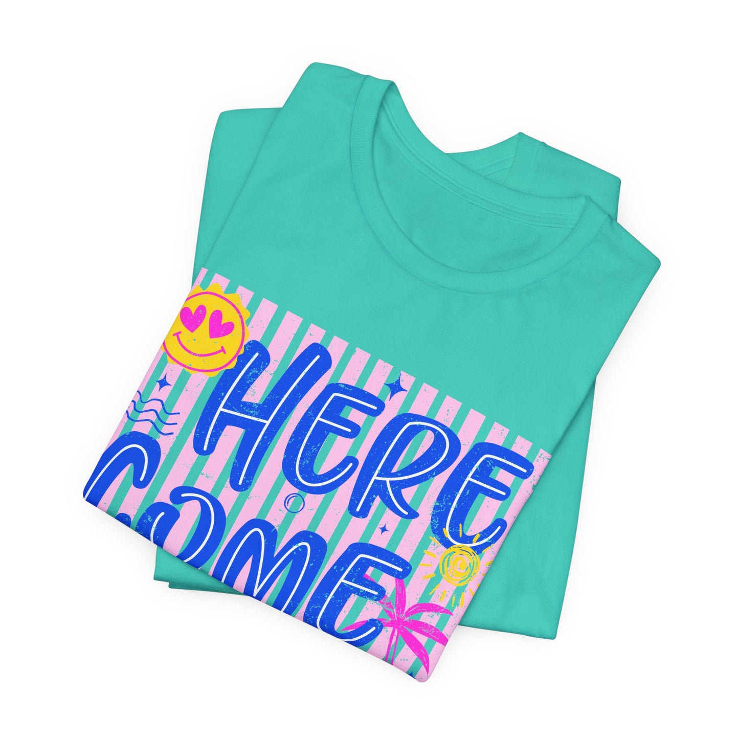 Here Come the Sun T-Shirt - Retro Summer Graphic Tee