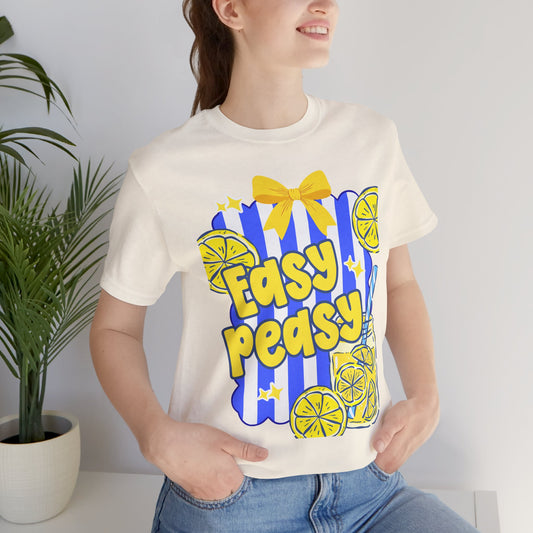 Easy Peasy Lemonade Tee — Bright Retro Summer T-Shirt