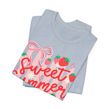 Sweet Summer Time T‑Shirt — Strawberry Graphic Tee