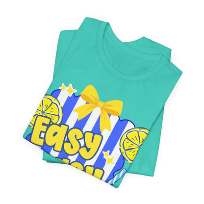 Easy Peasy Lemonade Tee — Bright Retro Summer T-Shirt