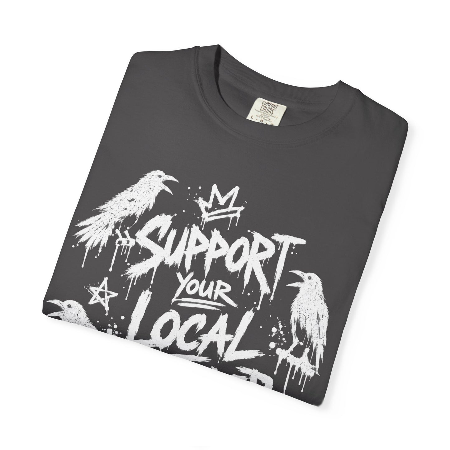 Vintage Distressed White T-Shirt — Subtle Worn-Fade Graphic Tee
