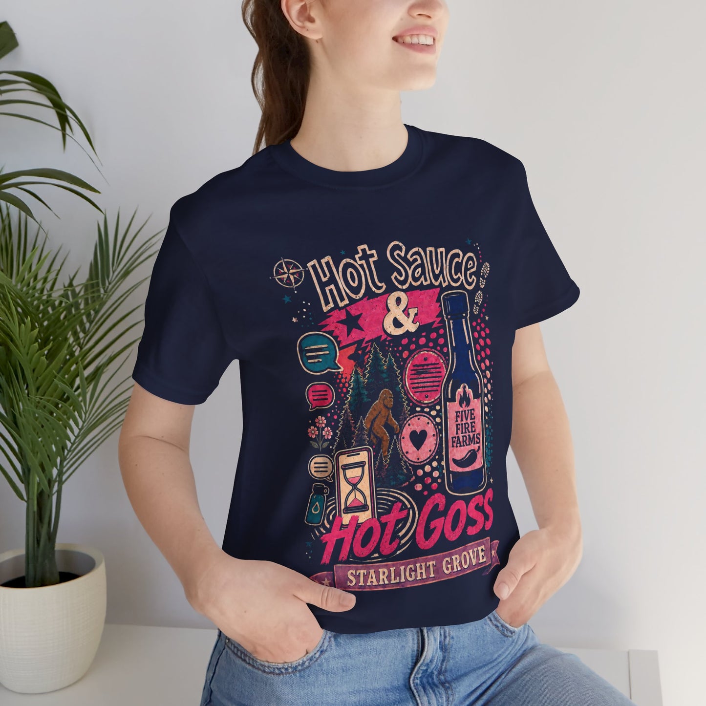 Hot Goss Hot Sauce Graphic Tee — Starlight Grove Design