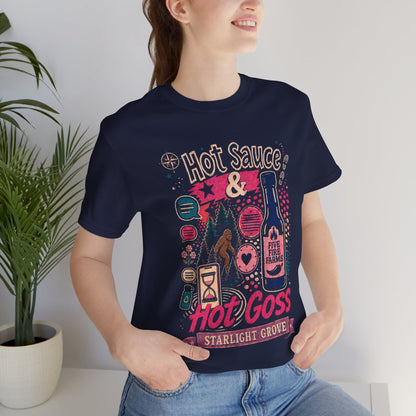 Hot Goss Hot Sauce Graphic Tee — Starlight Grove Design