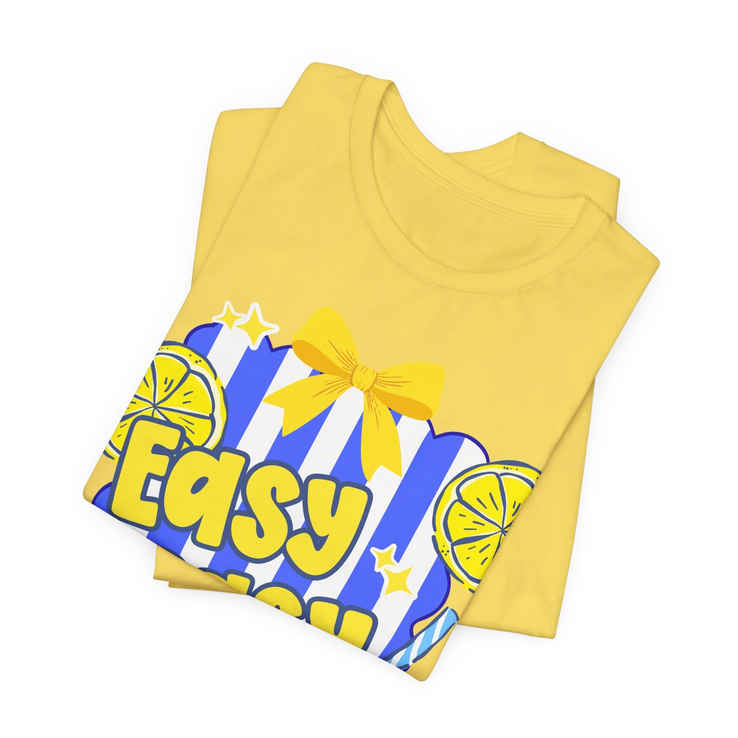 Easy Peasy Lemonade Tee — Bright Retro Summer T-Shirt