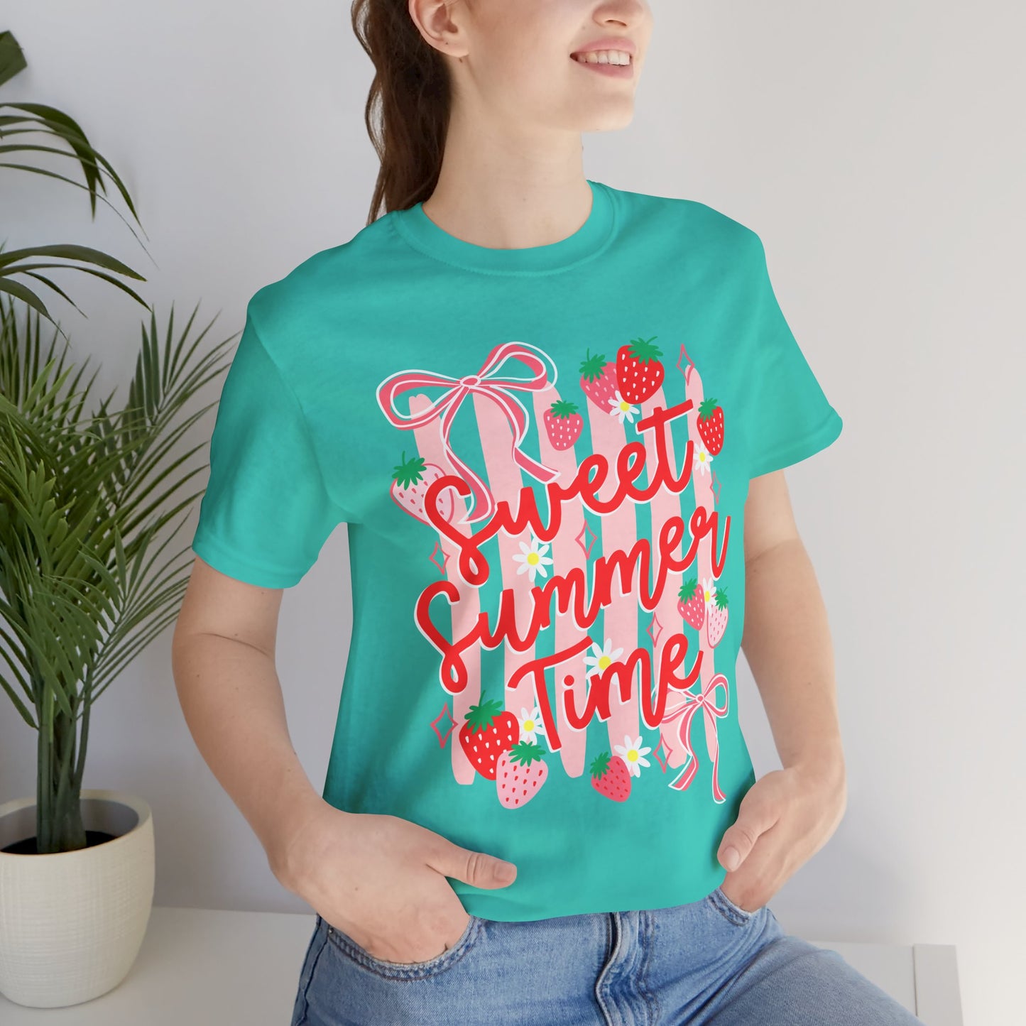 Sweet Summer Time T‑Shirt — Strawberry Graphic Tee