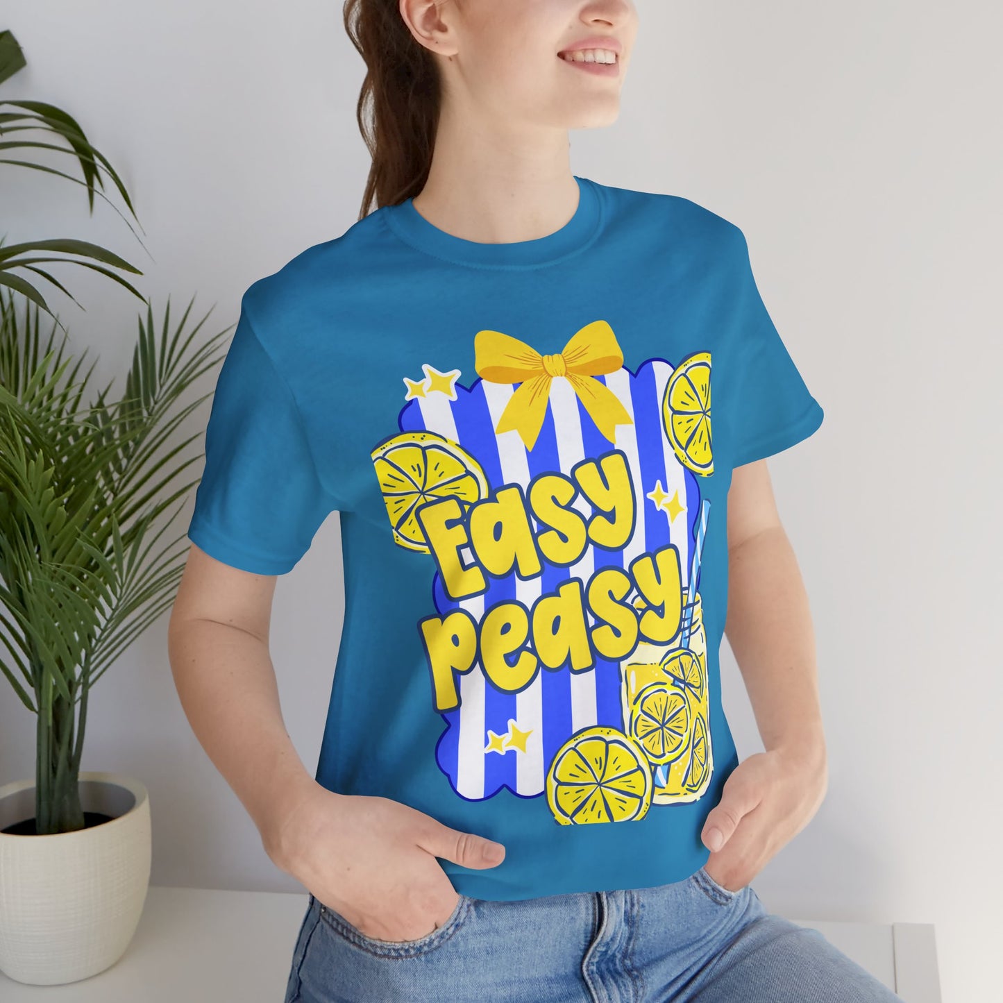 Easy Peasy Lemonade Tee — Bright Retro Summer T-Shirt
