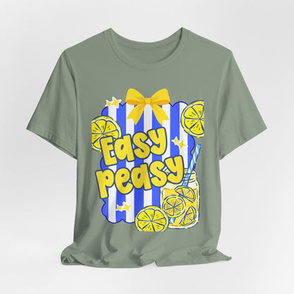 Easy Peasy Lemonade Tee — Bright Retro Summer T-Shirt