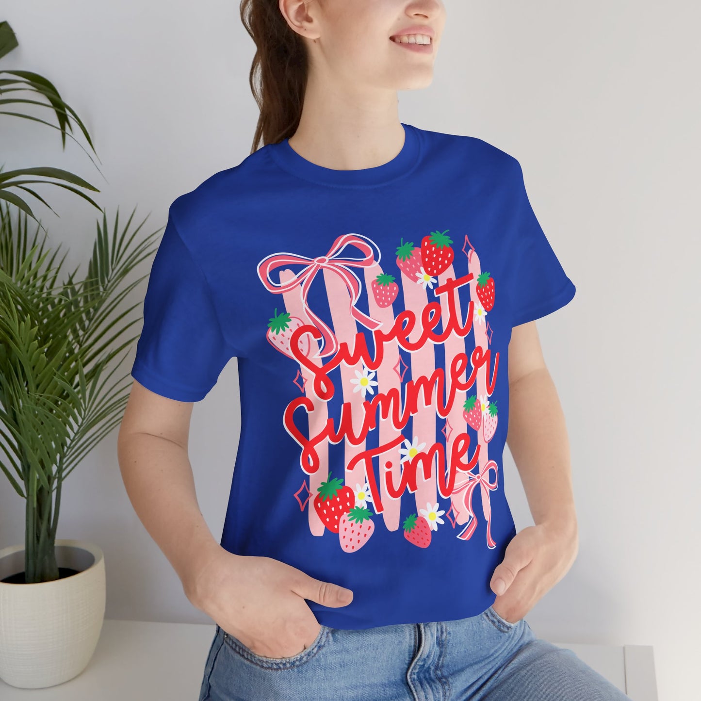 Sweet Summer Time T‑Shirt — Strawberry Graphic Tee