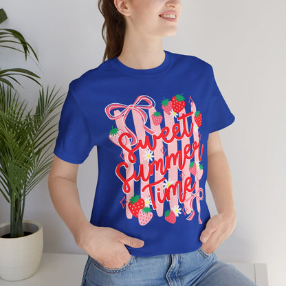 Sweet Summer Time T‑Shirt — Strawberry Graphic Tee