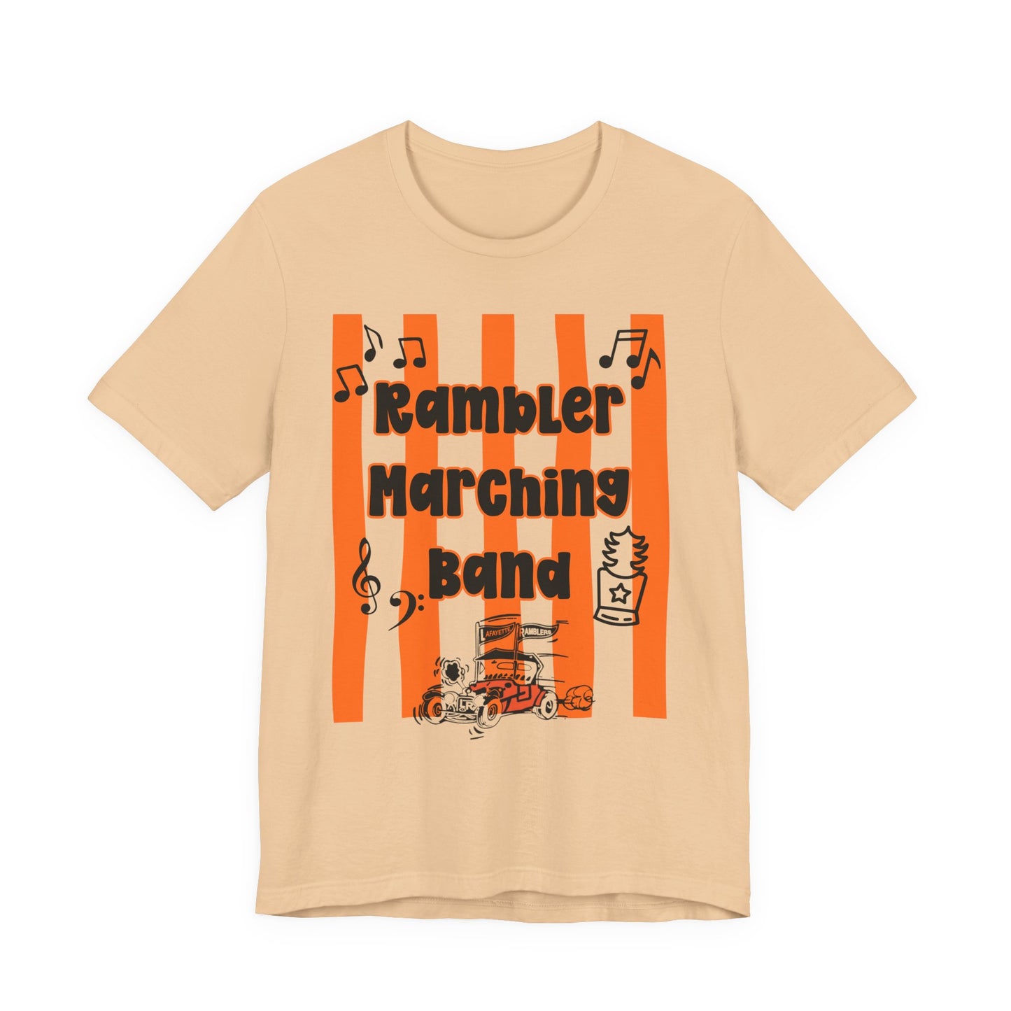 Rambler Marching Band Tee — Stripe Music School Shirt
