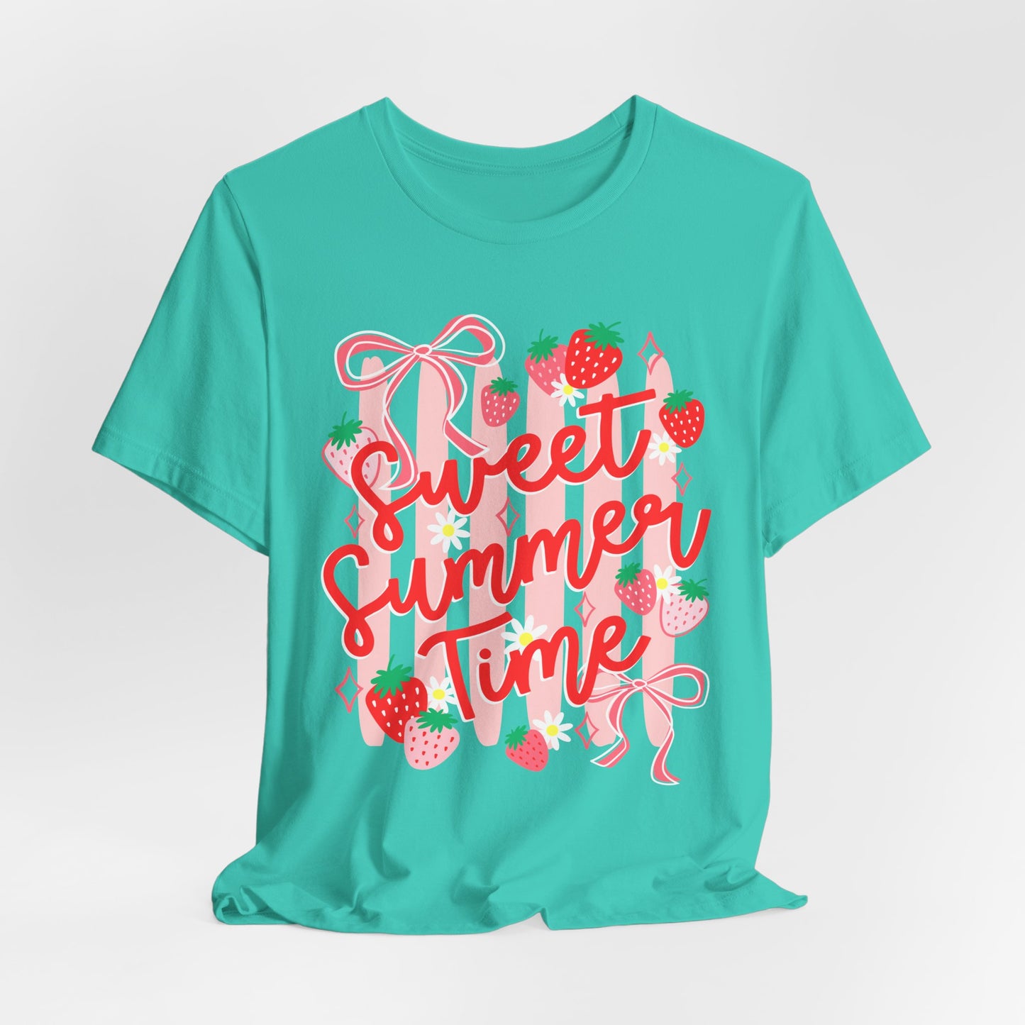 Sweet Summer Time T‑Shirt — Strawberry Graphic Tee