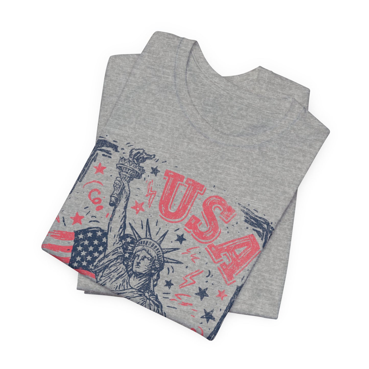 USA 250 Statue of Liberty T-Shirt – American Flag Independence Day Tee