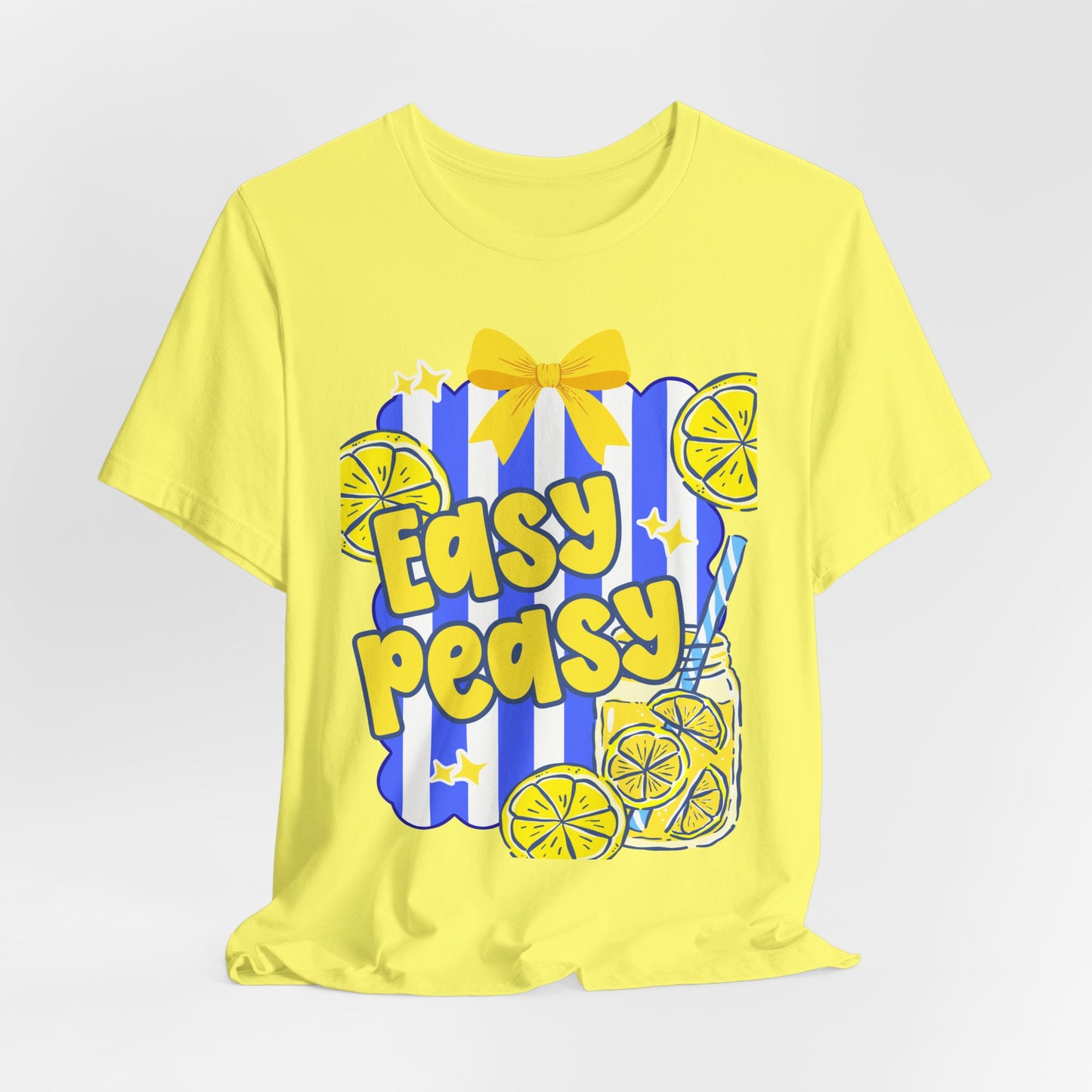 Easy Peasy Lemonade Tee — Bright Retro Summer T-Shirt