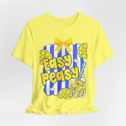 Easy Peasy Lemonade Tee — Bright Retro Summer T-Shirt