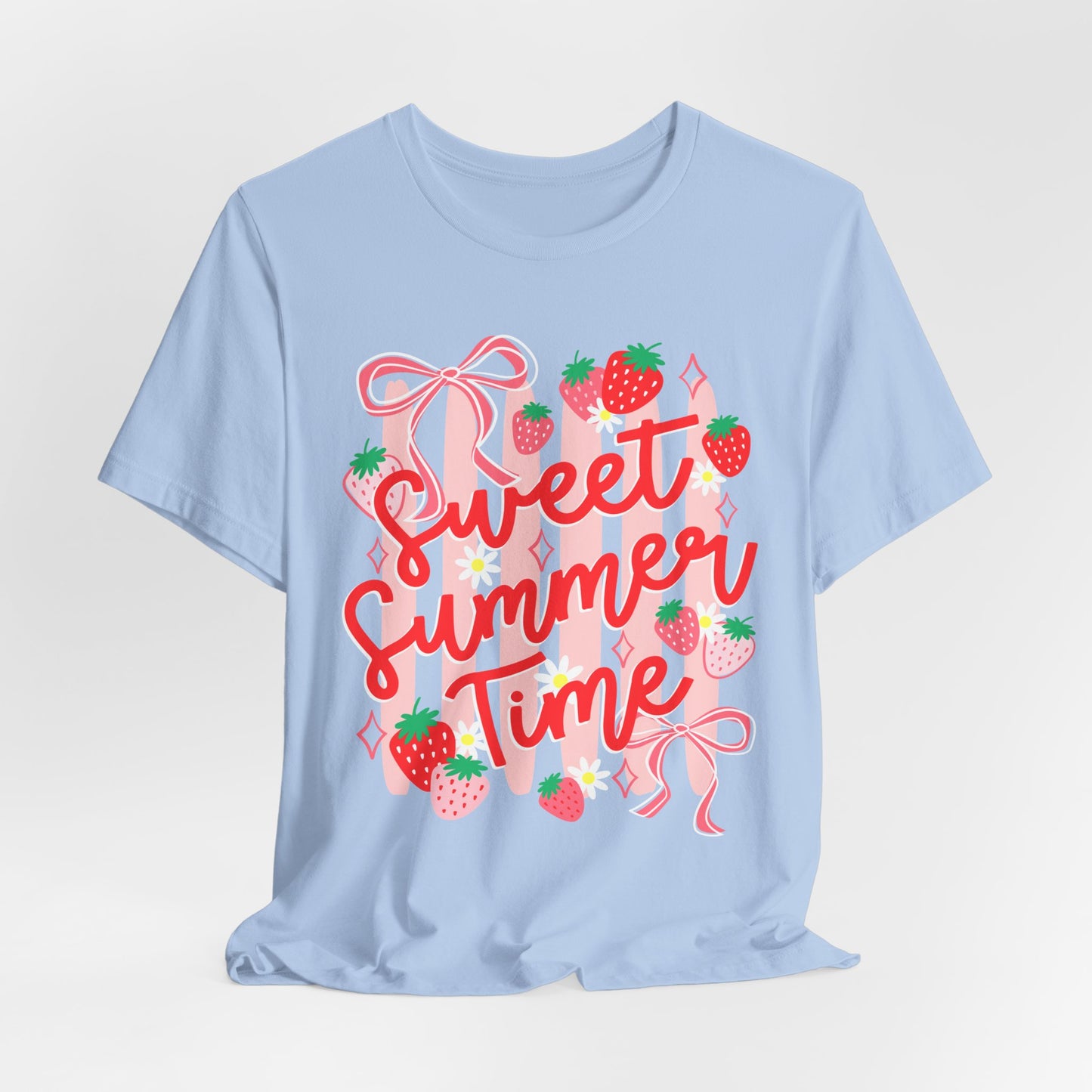 Sweet Summer Time T‑Shirt — Strawberry Graphic Tee