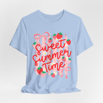 Sweet Summer Time T‑Shirt — Strawberry Graphic Tee