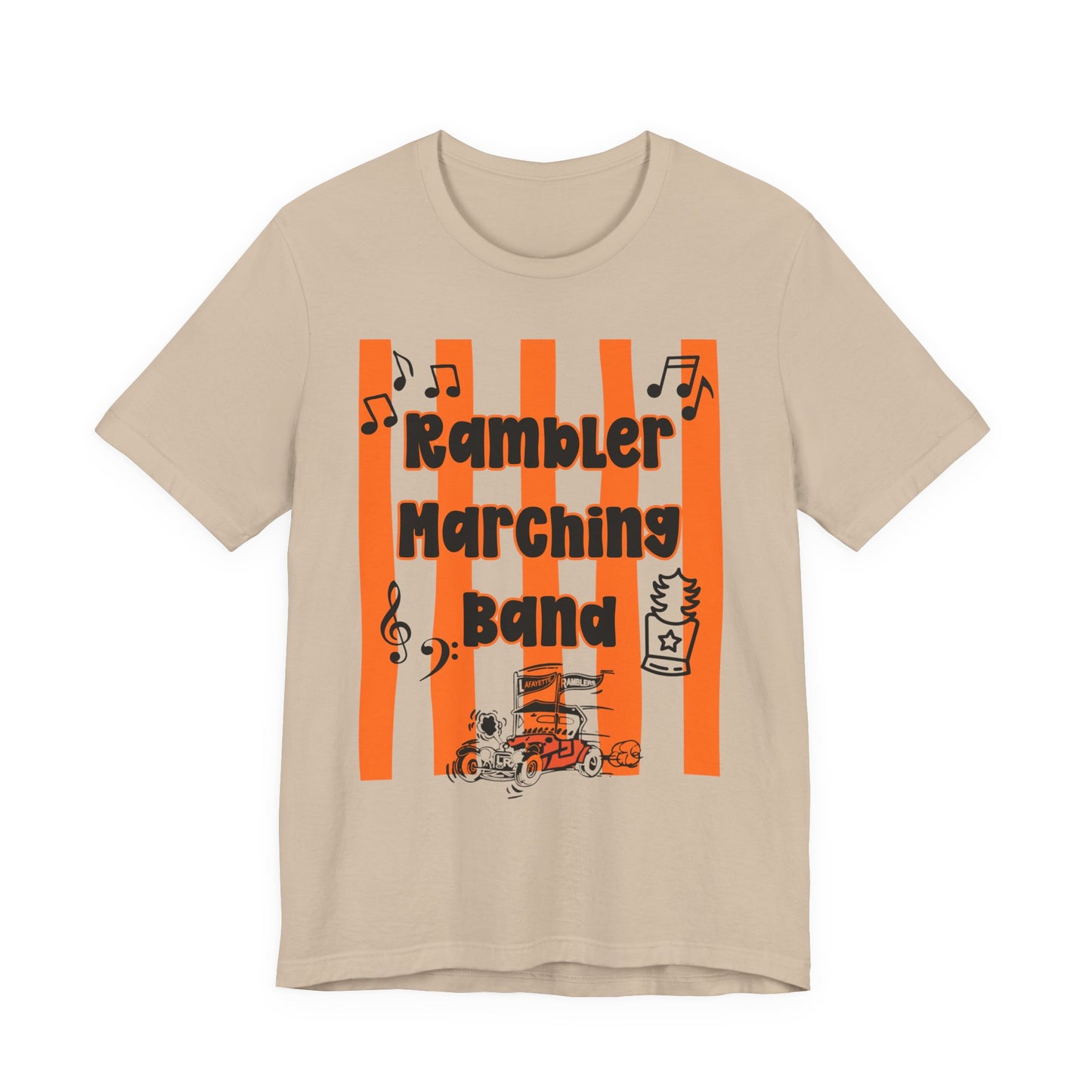 Rambler Marching Band Tee — Stripe Music School Shirt