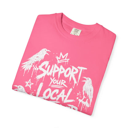 Vintage Distressed White T-Shirt — Subtle Worn-Fade Graphic Tee