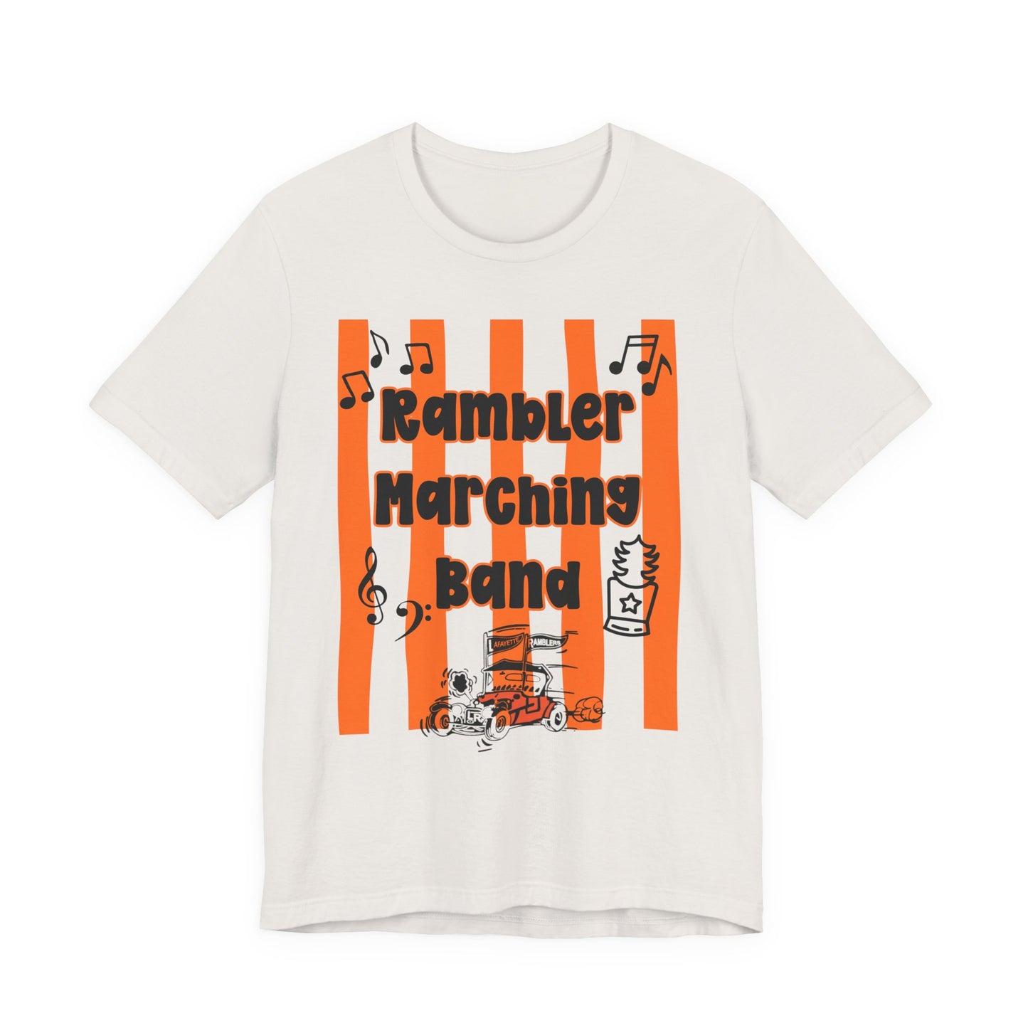Rambler Marching Band Tee — Stripe Music School Shirt