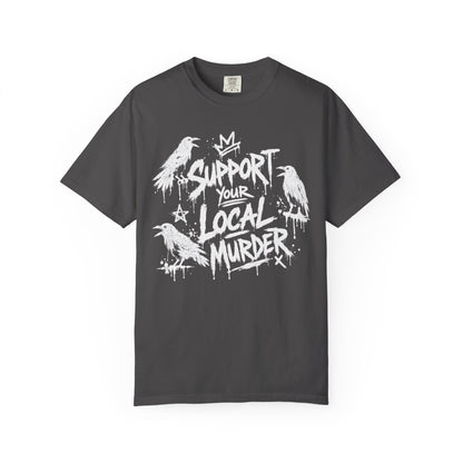 Vintage Distressed White T-Shirt — Subtle Worn-Fade Graphic Tee