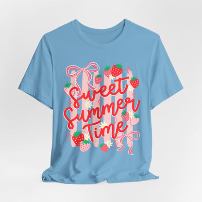 Sweet Summer Time T‑Shirt — Strawberry Graphic Tee