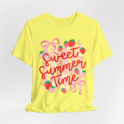 Sweet Summer Time T‑Shirt — Strawberry Graphic Tee