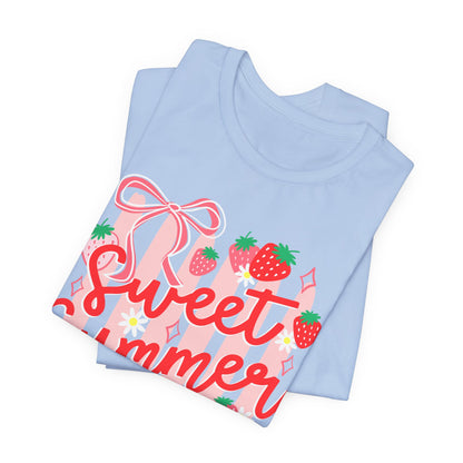 Sweet Summer Time T‑Shirt — Strawberry Graphic Tee