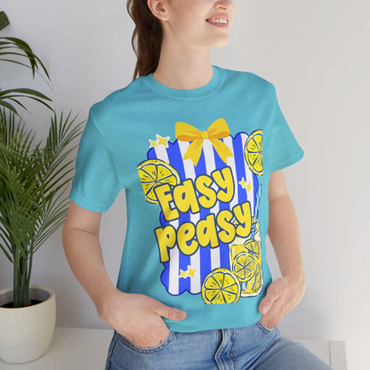 Easy Peasy Lemonade Tee — Bright Retro Summer T-Shirt
