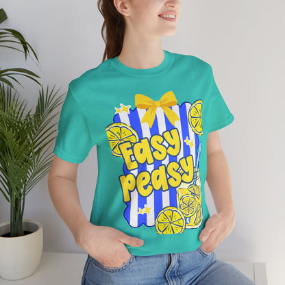 Easy Peasy Lemonade Tee — Bright Retro Summer T-Shirt