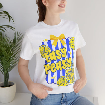 Easy Peasy Lemonade Tee — Bright Retro Summer T-Shirt