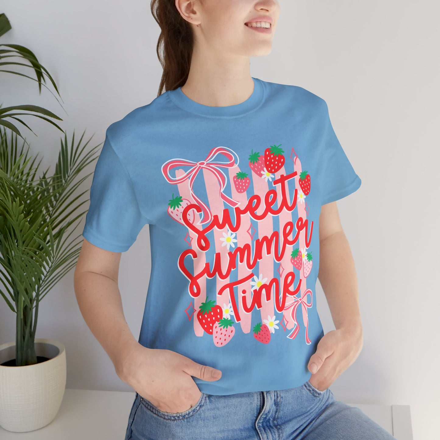 Sweet Summer Time T‑Shirt — Strawberry Graphic Tee