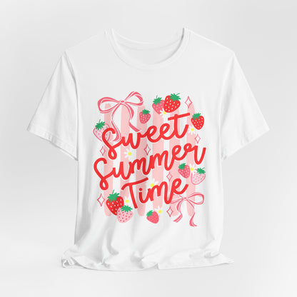 Sweet Summer Time T‑Shirt — Strawberry Graphic Tee