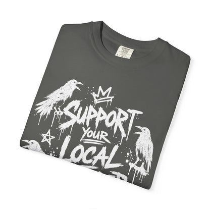 Vintage Distressed White T-Shirt — Subtle Worn-Fade Graphic Tee