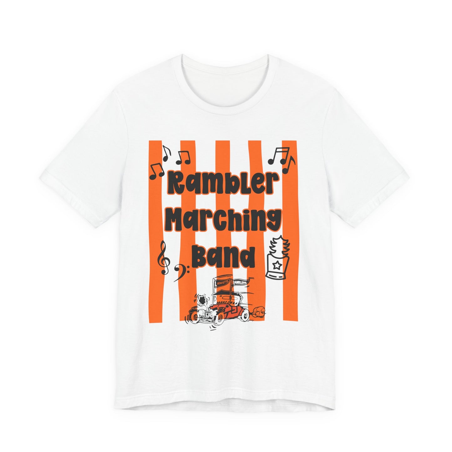 Rambler Marching Band Tee — Stripe Music School Shirt